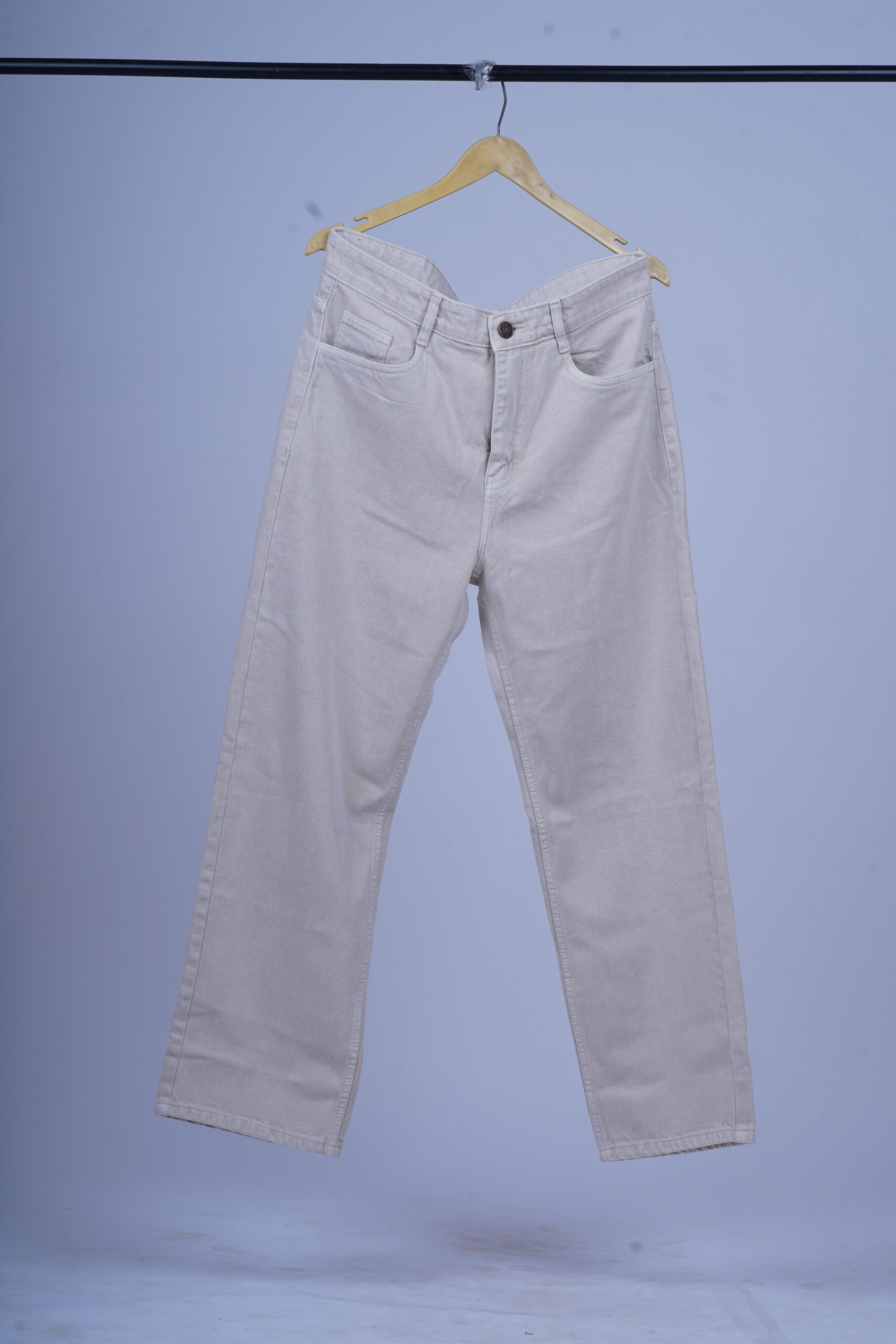Men’s Classic Beige Denim Jeans
