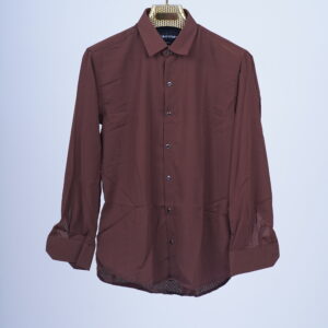 Men’s Classic Slim Fit Maroon Shirt