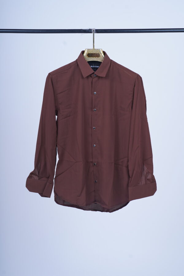 Men’s Classic Slim Fit Maroon Shirt